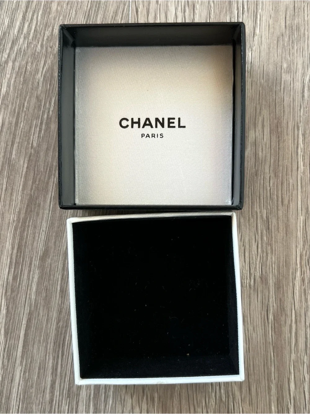 CHANEL velvet satin